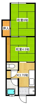 グリーンハイツの間取り写真
