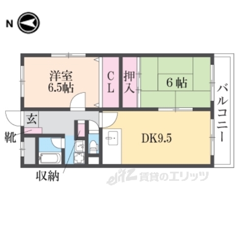 メゾン南塚口の間取り写真