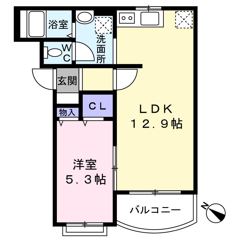 メゾンバレーヌの間取り写真