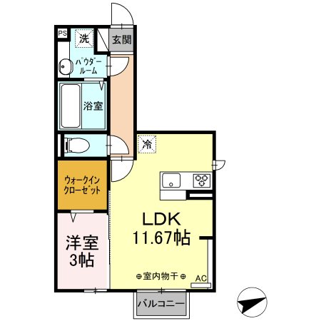エクシブ高崎の間取り写真