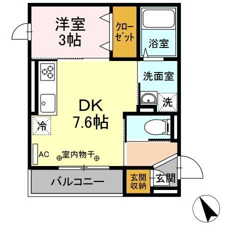 ＪＲ東海道本線 平塚駅 徒歩18分 3階建 築5年の間取り写真