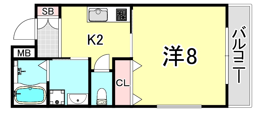 ラターシュ園田の間取り写真
