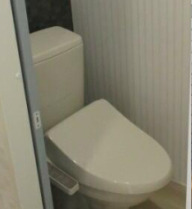 トイレ　ゆったりとした空間のトイレです