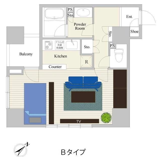 京成押上線 押上駅 徒歩11分 11階建 築22年の間取り写真