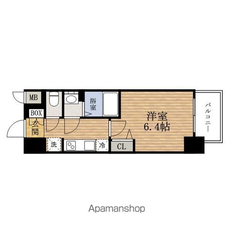 地下鉄長堀鶴見緑地線 西大橋駅 徒歩6分 10階建 築5年の間取り写真