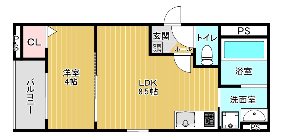 CRASTINE魚住町の間取り写真