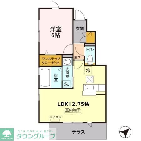 ラクールDの間取り写真