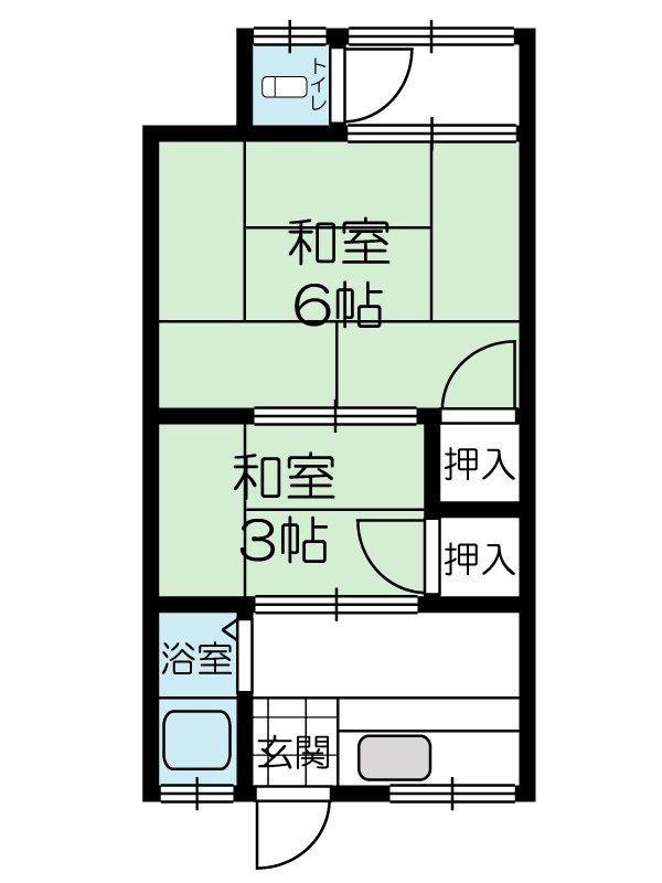 弘栄荘の間取り写真