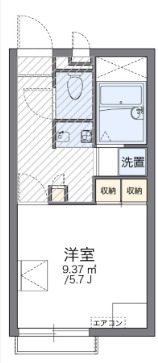 レオパレス松風舎の間取り写真