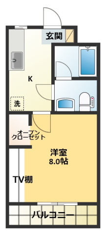 ハイライズ細島の間取り写真