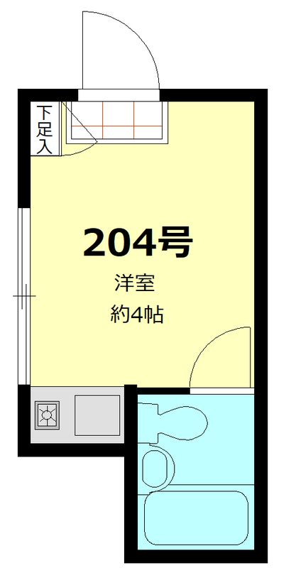 峰マンションの間取り写真