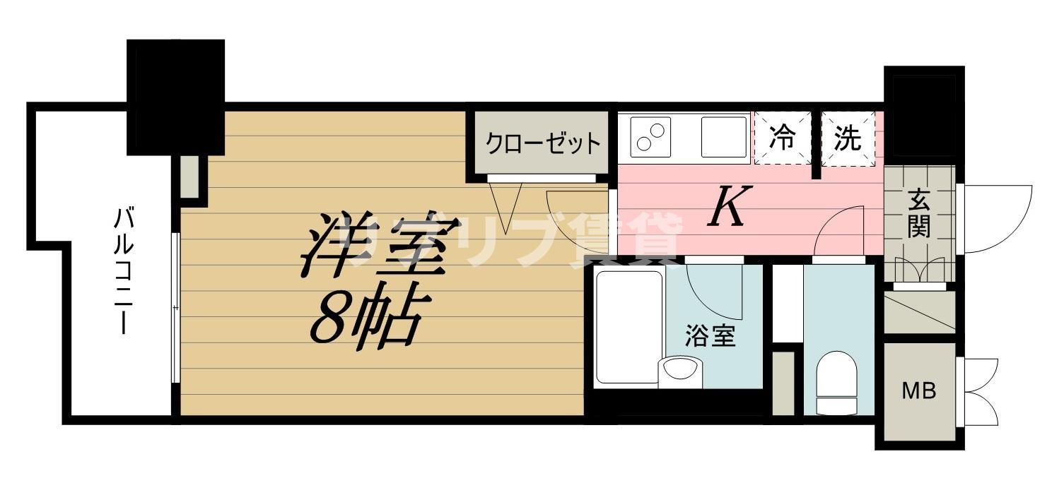 パークアクシス千葉の間取り写真