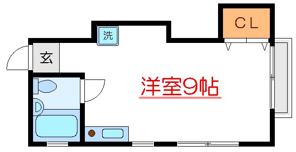 都営新宿線 西大島駅 徒歩7分 2階建 築29年の間取り写真