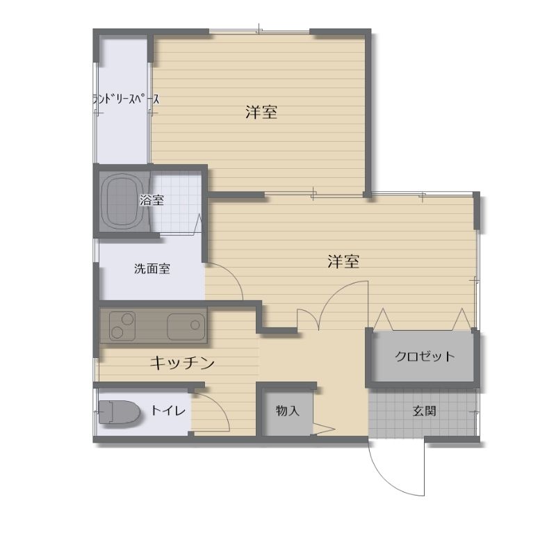 Gハウス本町IIの間取り写真