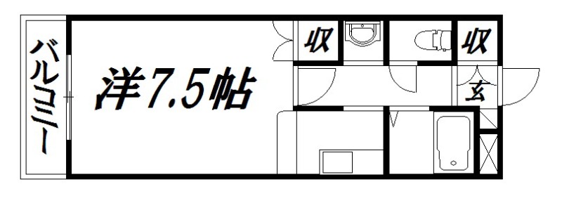 浜松市中央区野口町のマンションの間取り