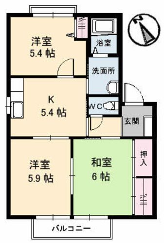 ミトラパリスBの間取り