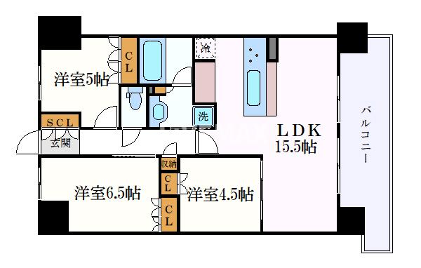 ラフィシア上前津の間取り