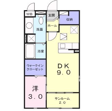 ベル・アビタシオン２_間取り_0