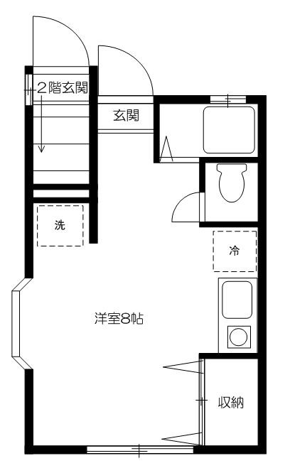 メゾン高円の間取り