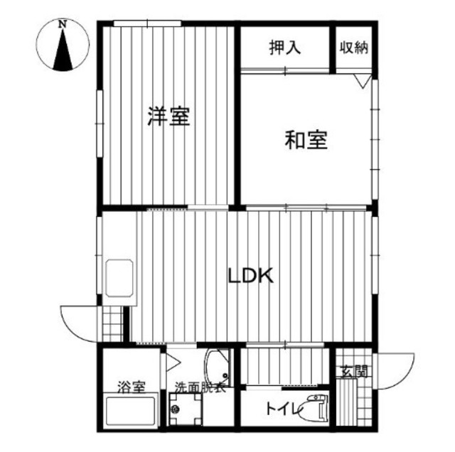 柳瀬借家の間取り