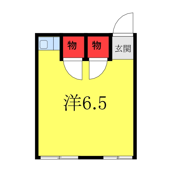 山アパートの間取り