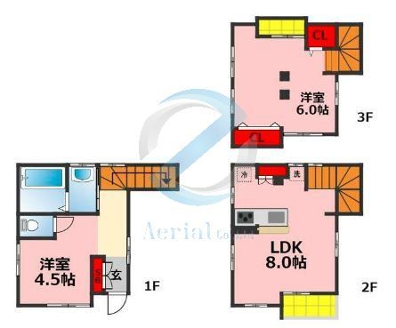 東京都江戸川区一之江７（一戸建）の賃貸物件の間取り