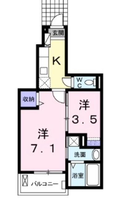 Casa荒川　part2の間取り