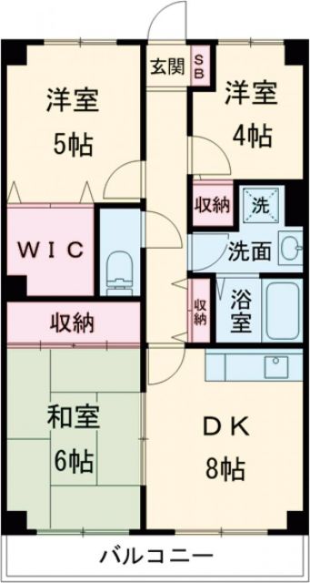 レピドール福田Iの間取り