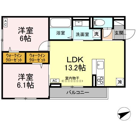 D-residence川口Aの間取り