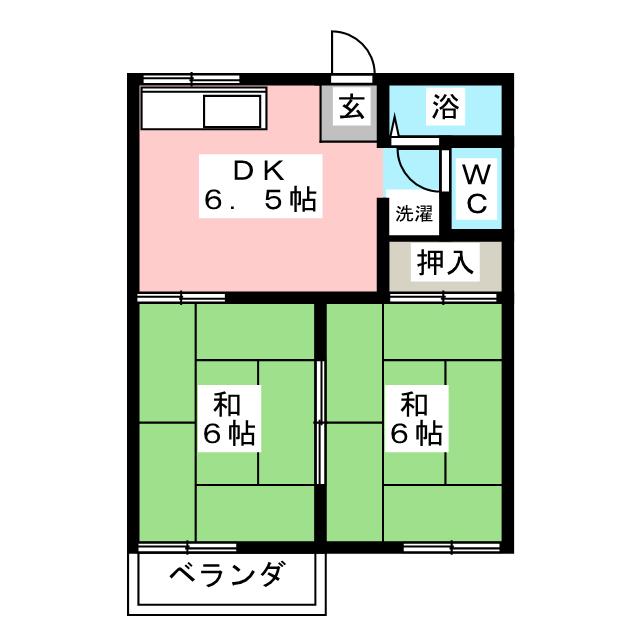 フォーブル墨の間取り