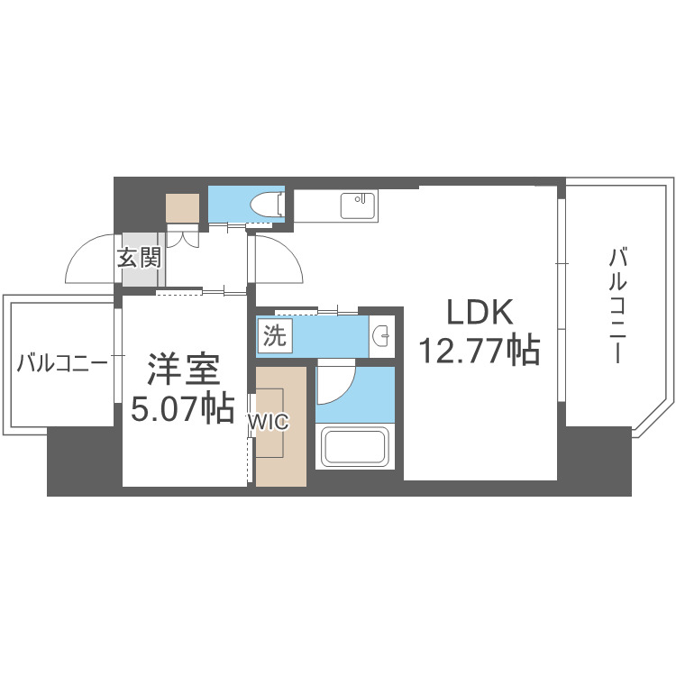 プレジオ大正の間取り