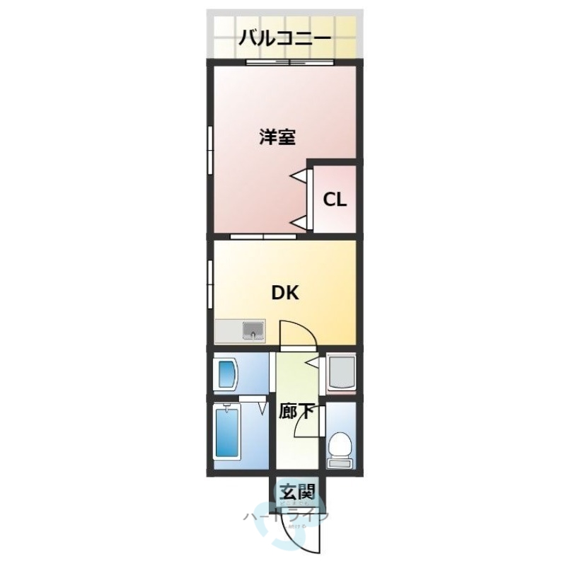 福岡市南区大楠のマンションの間取り