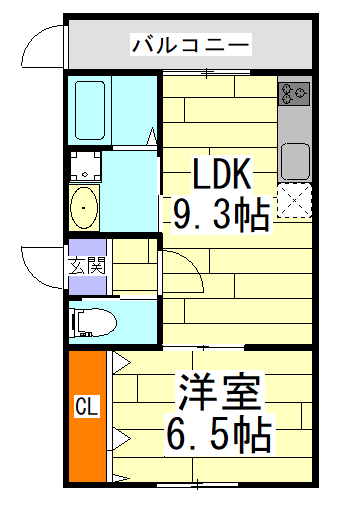 セントポーリア梅園の間取り