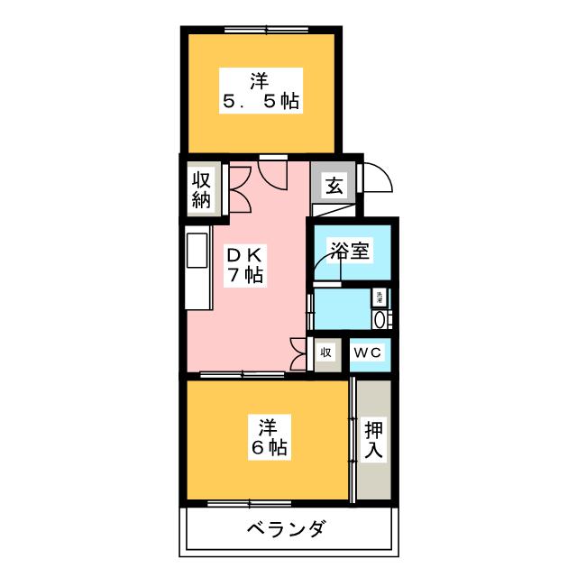 守屋ビルの間取り