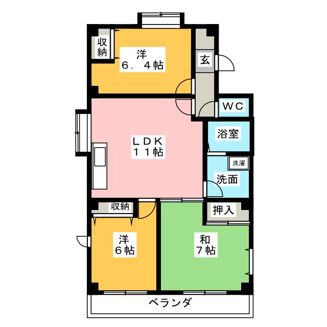 プリミエール藤江IIの間取り