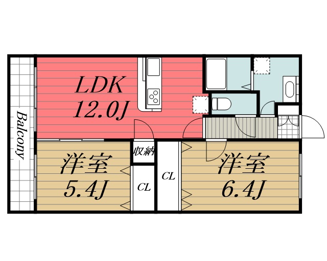 佐倉市上志津のマンションの間取り