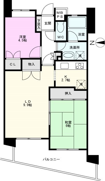 グレイスコート戸田の間取り