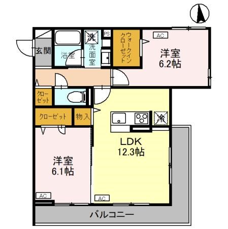 CLASSEUM元今泉の間取り