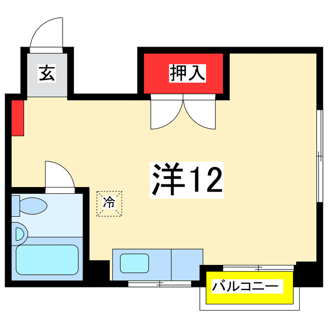 信興ハイツ旭町の間取り