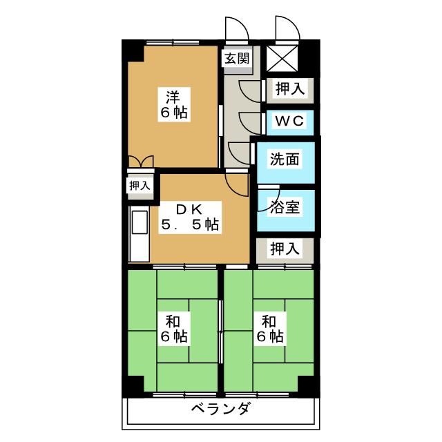 タキマツ第３マンションの間取り