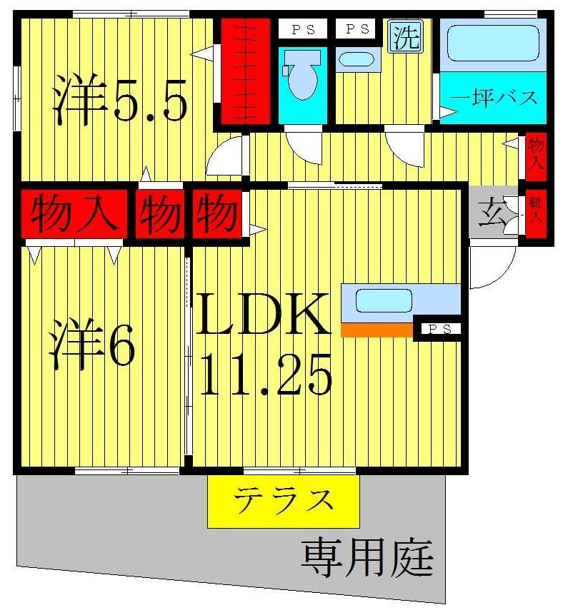 グリーンリーブスの間取り