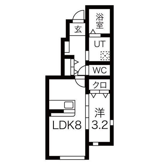 【ル・ユイメール前九年の間取り】