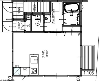 (仮)高鍋町新築アパートの間取り