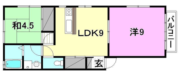 アクセス勝岡の間取り