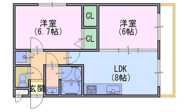 セント・ルークルスの間取り