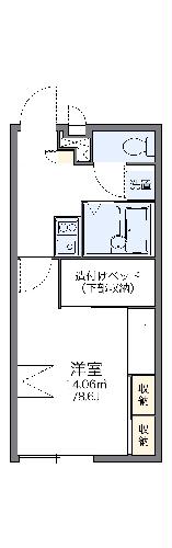 レオパレス瀬田橋本の間取り