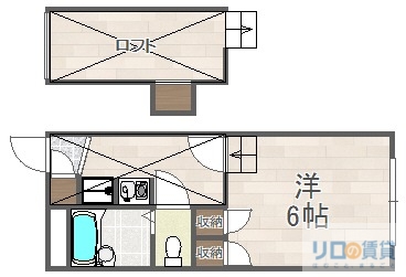 レオパレスブランシュヴァルIIIの間取り