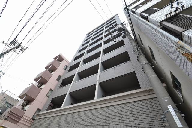 広島市西区横川町のマンションの建物外観