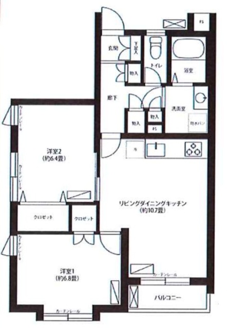 Lsレジデンス高円寺の間取り