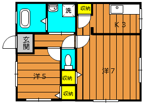 キャトルセゾンの間取り